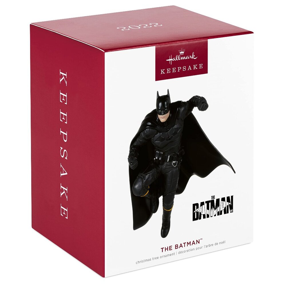 New! The Batman Movie Hallmark Keepsake Ornament 2022 Robert Pattinson DC Comics
